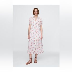 Gap x Doen. Floral White Dress
